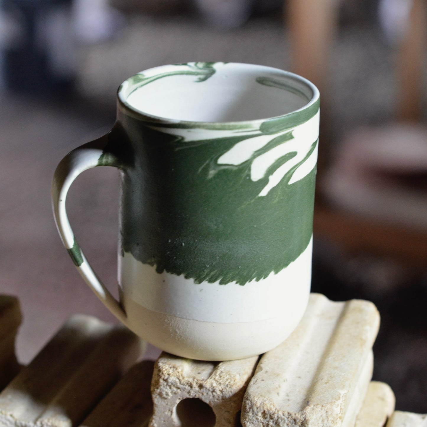 Obscura Mug - Unguarded Light Green - 12 Ounces