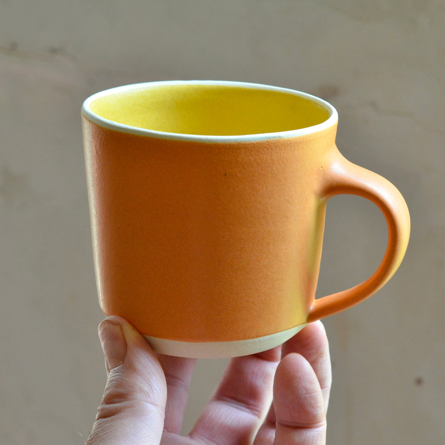 Lisbon Mug - Peach+Yellow - 14 Ounces
