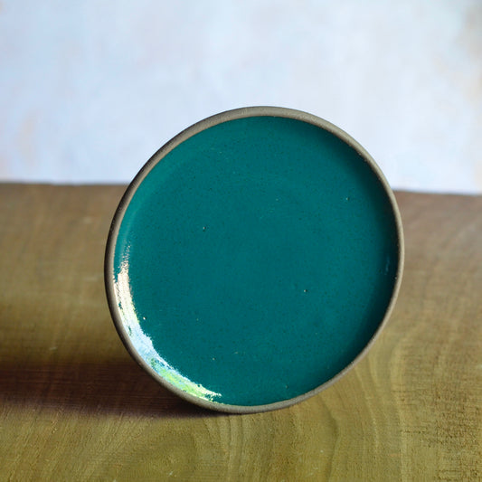 5" Plate - Glossy Forest