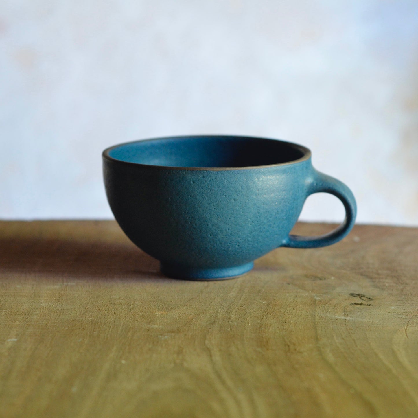 Latte Mug - Matte Blue - 14 oz