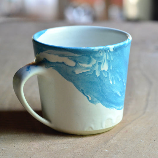 Lisbon Mug - Unguarded Light  Blue - 14 Ounces